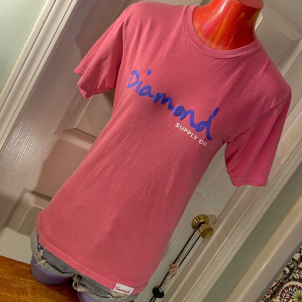 Diamond Supply Co. Pink Tee